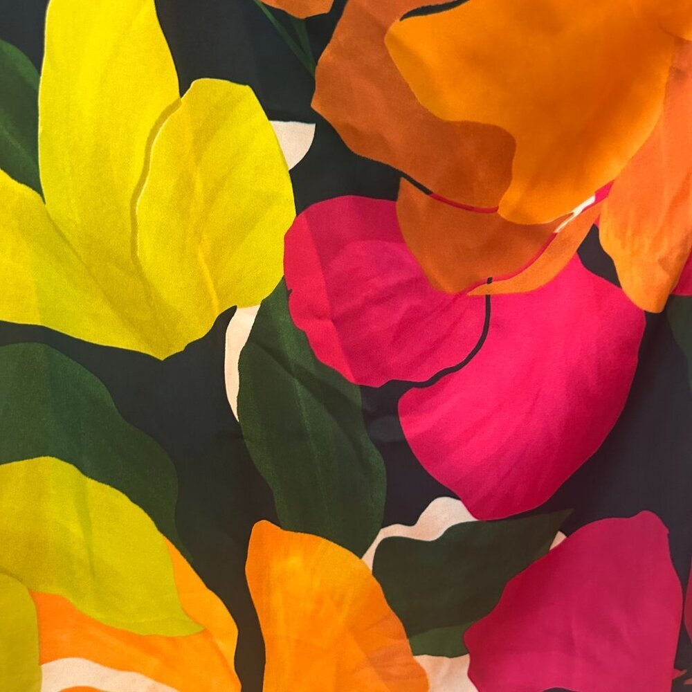 Gilli One Shoulder Floral Midi Dress, Size Large - Picture 4 of 8